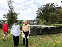 Coyne brothers with pontoon