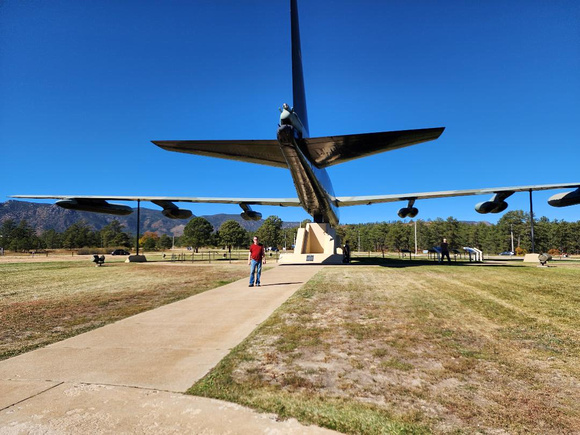 Bob with B52, Anne Eames photo