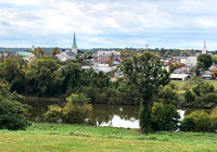 Fredericksburg and river from Chatham Manor