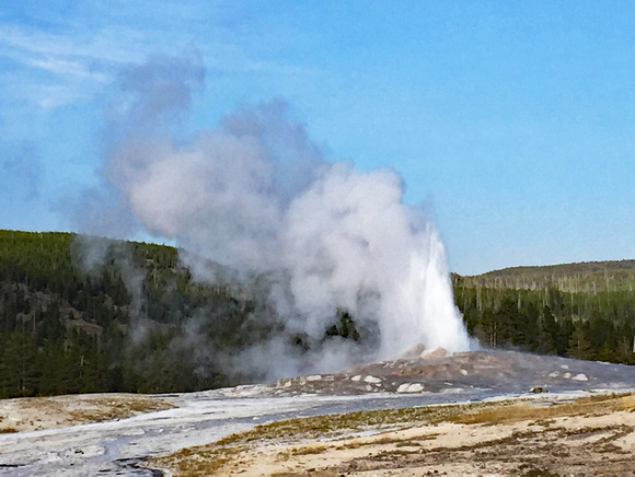 Old Faithful getting underway