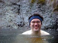 Bob in hot pool