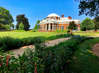 Monticello and pathway