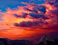 Storm clouds from Glacier Point