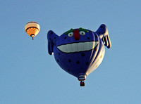 Blue monster balloon