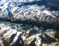 Alps from Airplane