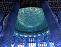 Mosque interior dome