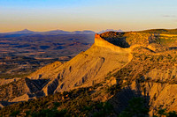 Colorado butte sunset