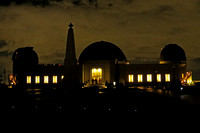 Griffith Observatory at night