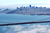 Golden Bridge and San Francisco from Marin Headlands