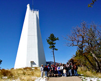 Group with Vacuum Tower Telescope