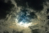 Partial eclipse from Coral Sea, 2012