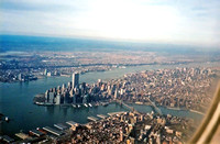 Tip of Manhattan from air