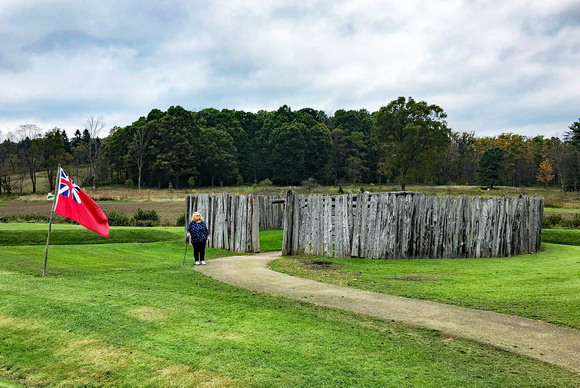 Anne at Fort Necessity