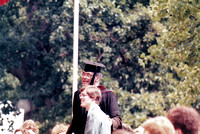 Waiting to receive diploma