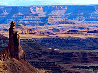 Monument and canyon