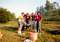 Barbecuing at reservoir