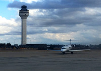 Dulles tarmac and tower