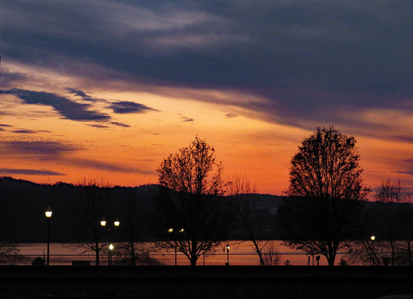 Susquehanna River at sunset in Columbia