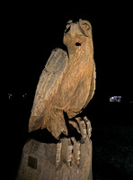 HACC Eagle carving