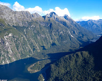 New Zealand: Flight from Milford Sound to Queenstown