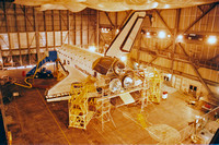 Space Shuttle in hanger, Kennedy Space Center