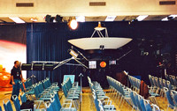 Voyager model in JPL media room