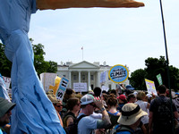 March in front of White House