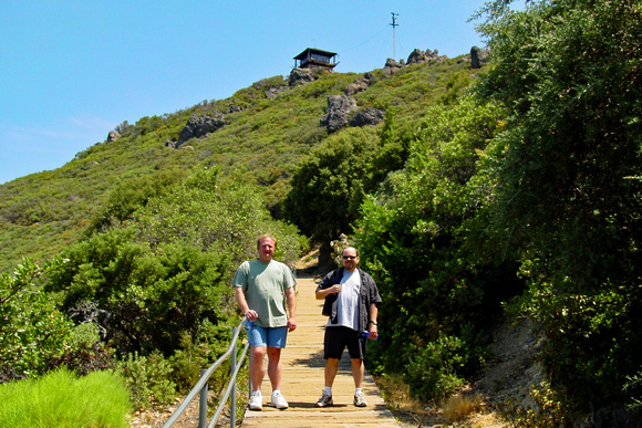 Andy and Adam on Mt. Tamalpais