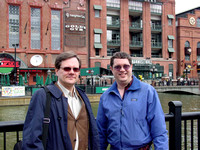 Jaakko Mantyjarvi and Bob  in Baltimore Inner Harbor, 2007