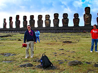 Bob and Tongariki moai