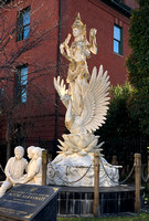 Statue in front of Indonesia embassy