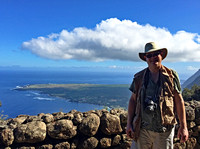 Bob and Kalaupapa Peninsula, Molokai, Hawaii